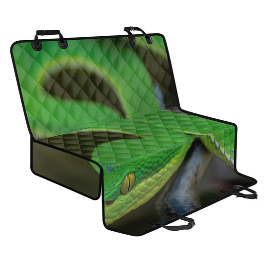 Trimeresurus Albolabris Snake Print Pet Car Back Seat Cover