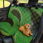 Trimeresurus Albolabris Snake Print Pet Car Back Seat Cover