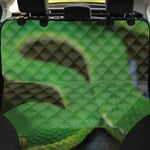 Trimeresurus Albolabris Snake Print Pet Car Back Seat Cover