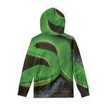 Trimeresurus Albolabris Snake Print Pullover Hoodie