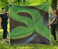 Trimeresurus Albolabris Snake Print Quilt