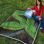 Trimeresurus Albolabris Snake Print Quilt