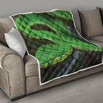 Trimeresurus Albolabris Snake Print Quilt
