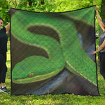 Trimeresurus Albolabris Snake Print Quilt