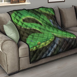 Trimeresurus Albolabris Snake Print Quilt