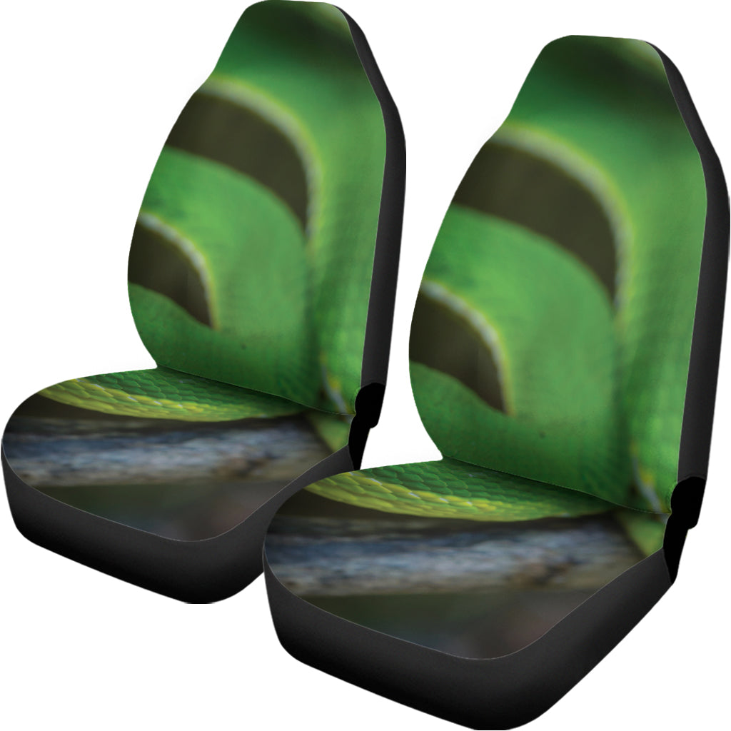 Trimeresurus Albolabris Snake Print Universal Fit Car Seat Covers