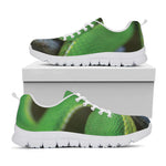 Trimeresurus Albolabris Snake Print White Sneakers