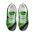 Trimeresurus Albolabris Snake Print White Sneakers