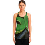 Trimeresurus Albolabris Snake Print Women's Racerback Tank Top