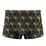 Trippy Dancing Skeleton Pattern Print Men's Boxer Briefs