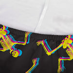 Trippy Dancing Skeleton Pattern Print Sofa Cover