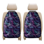 Trippy Dragonfly Pattern Print Car Seat Organizers