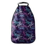 Trippy Dragonfly Pattern Print Car Seat Organizers
