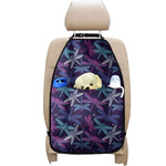 Trippy Dragonfly Pattern Print Car Seat Organizers