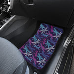 Trippy Dragonfly Pattern Print Front and Back Car Floor Mats