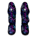 Trippy Dragonfly Pattern Print Muay Thai Shin Guard