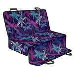 Trippy Dragonfly Pattern Print Pet Car Back Seat Cover