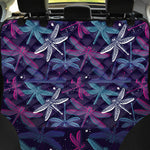 Trippy Dragonfly Pattern Print Pet Car Back Seat Cover