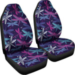 Trippy Dragonfly Pattern Print Universal Fit Car Seat Covers