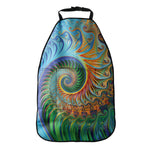 Trippy Fractal Print Car Seat Organizers