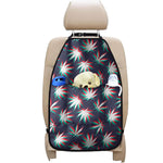 Trippy Hemp Leaves Reggae Pattern Print Car Seat Organizers