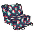 Trippy Hemp Leaves Reggae Pattern Print Pet Car Back Seat Cover
