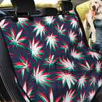 Trippy Hemp Leaves Reggae Pattern Print Pet Car Back Seat Cover