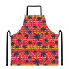 Trippy Palm Tree Pattern Print Apron