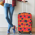 Trippy Palm Tree Pattern Print Luggage Cover