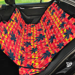 Trippy Palm Tree Pattern Print Pet Car Back Seat Cover