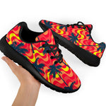 Trippy Palm Tree Pattern Print Sport Shoes GearFrost