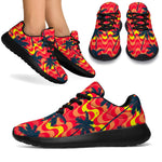 Trippy Palm Tree Pattern Print Sport Shoes GearFrost