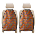 Trippy Pizza Pattern Print Car Seat Organizers