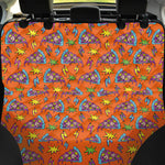 Trippy Pizza Pattern Print Pet Car Back Seat Cover