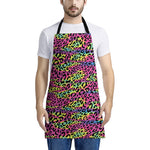 Trippy Psychedelic Leopard Print Apron