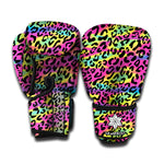 Trippy Psychedelic Leopard Print Boxing Gloves