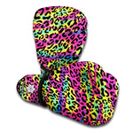 Trippy Psychedelic Leopard Print Boxing Gloves