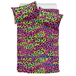 Trippy Psychedelic Leopard Print Duvet Cover Bedding Set