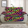 Trippy Psychedelic Leopard Print Half Sofa Protector