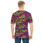 Trippy Psychedelic Leopard Print Men's T-Shirt