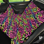 Trippy Psychedelic Leopard Print Pet Car Back Seat Cover