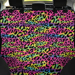 Trippy Psychedelic Leopard Print Pet Car Back Seat Cover