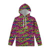 Trippy Psychedelic Leopard Print Pullover Hoodie