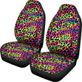 Trippy Psychedelic Leopard Print Universal Fit Car Seat Covers