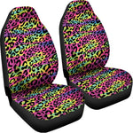Trippy Psychedelic Leopard Print Universal Fit Car Seat Covers