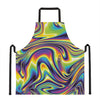 Trippy Rave Print Apron