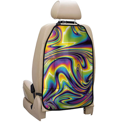 Trippy Rave Print Car Seat Organizers