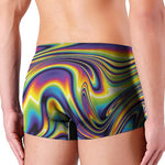 Trippy Rave Print Men's Boxer Briefs