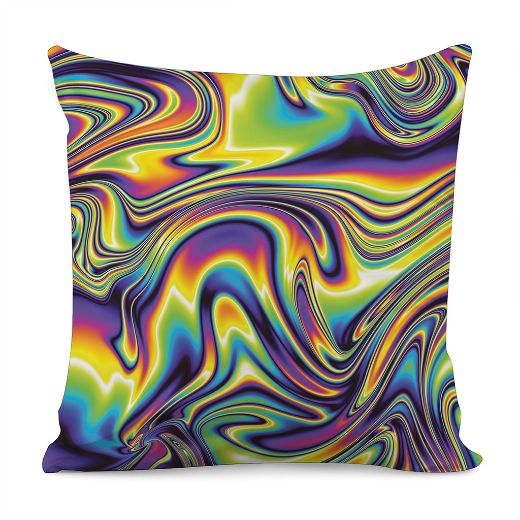 Trippy Rave Print Pillow Cover