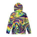 Trippy Rave Print Pullover Hoodie